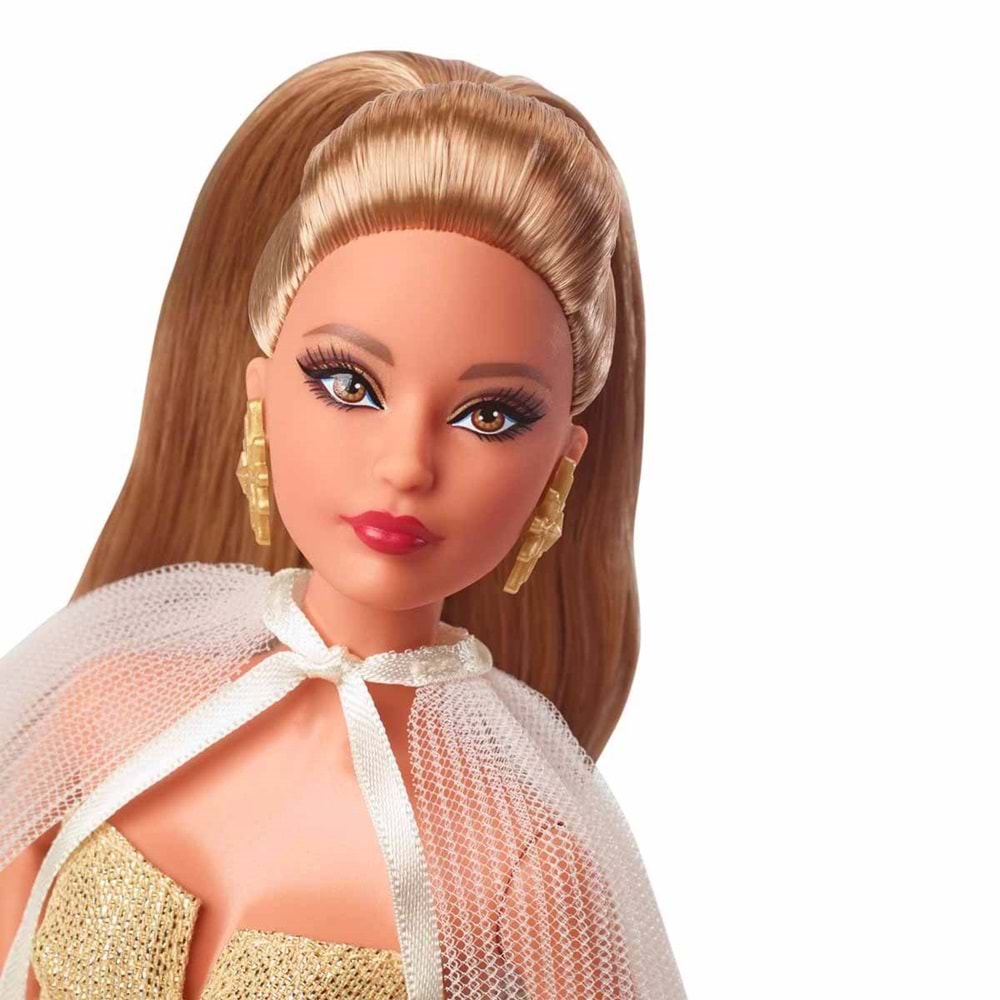 Barbie 2023 Mutlu Yıllar Bebeği - Kumral HJX06