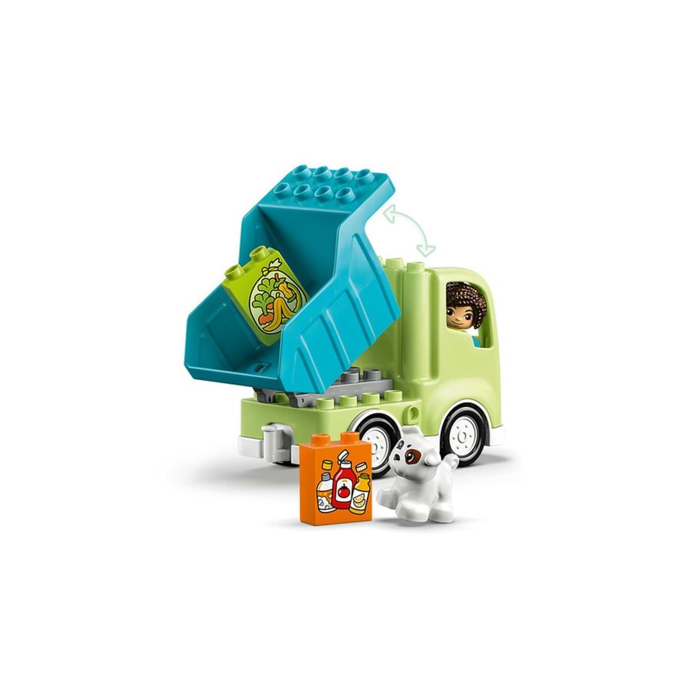 LEGO-10987 DUPLO Geri Dönüşüm Kamyonu