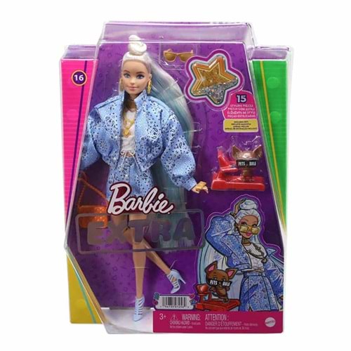 Barbie Extra - Mavi Takımlı Bebek HHN08