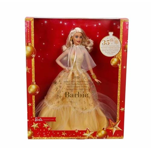 Barbie 2023 Mutlu Yıllar Bebeği - Sarışın HJX04