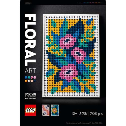 LEGO-31207 Art Çiçek Resmi