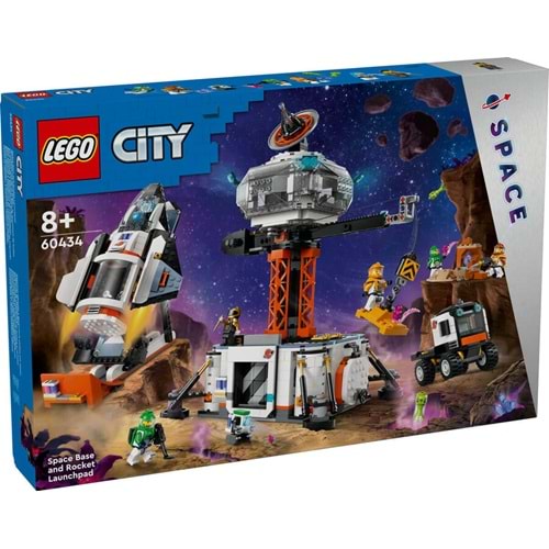 LEGO-60434 City Uzay Üssü ve Roket Fırlatma Rampası