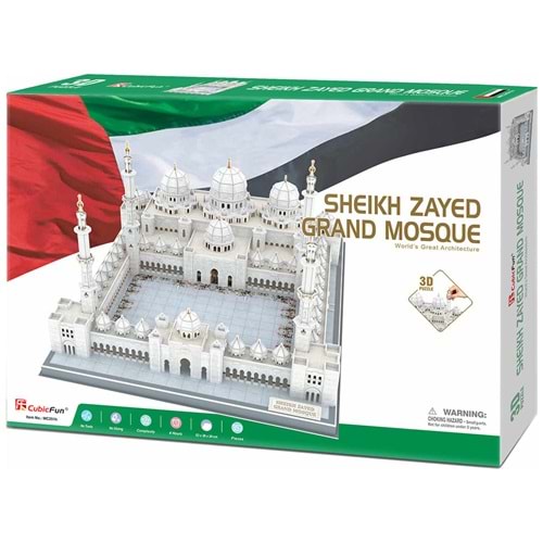 Cubic Fun 357 Parça Puzzle Şeyh Zayed Camii - BAE MC251H