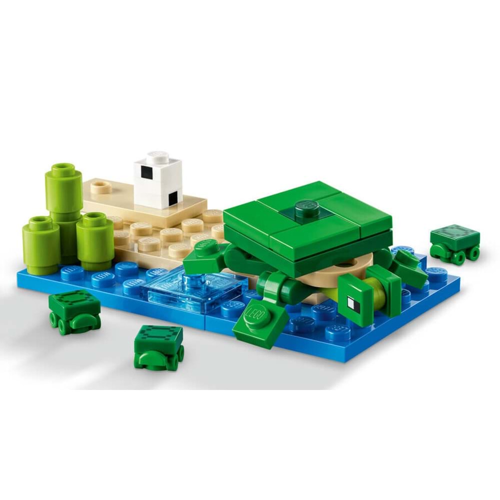 LEGO-21254 Minecraft Kaplumbağa Plaj Evi
