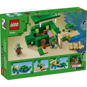 LEGO-21254 Minecraft Kaplumbağa Plaj Evi